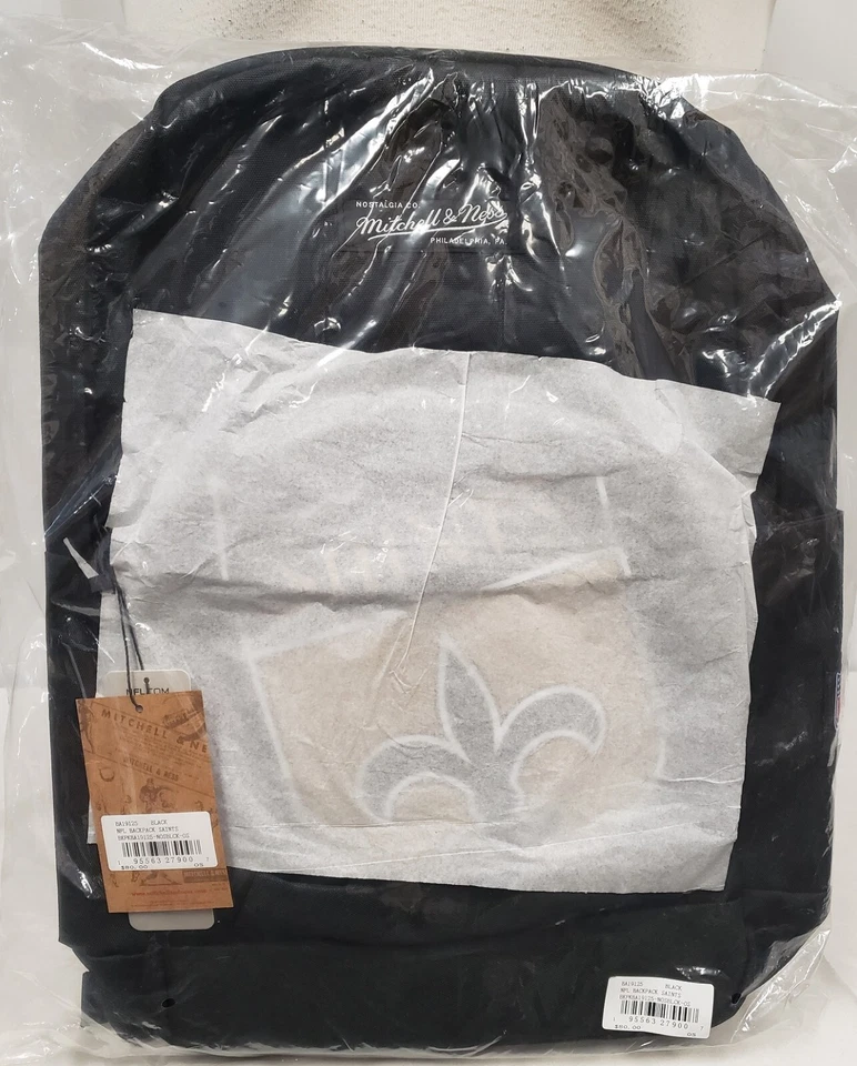 Brand New Mitchell & Ness NFL New Orleans Saints Backpack - Image 2 of 3