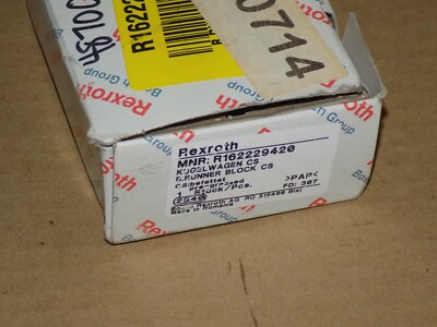 Roulement Coulissant Rexroth R162229420 - Neuf, Pour Systèmes Linéaires Industriels