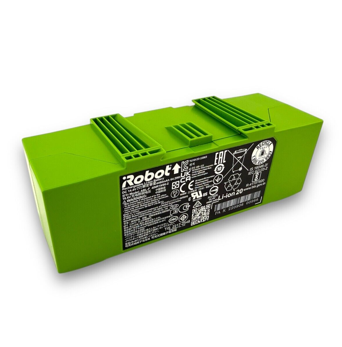Genuine Li-ion Extended Battery 14.4V 4460mAh for iRobot Roomba