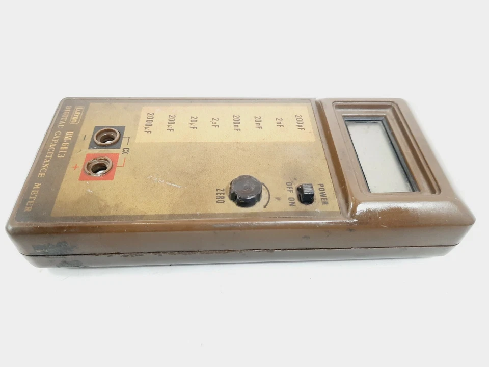 LUTRON DM-6013 Digital Capacitance Meter - ■JF■ UNTESTED■JF■ - Image 4 of 4