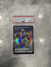 2020 Chronicles Donruss Optic Clyde Edwards-Helaire Black Prizm Auto RC /7 PSA 9