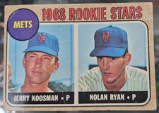 1968 Topps - 1968 Rookie Stars Nolan Ryan, Jerry Koosman #177 (RC)
