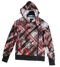 North Face Jacket Apex Bionic Zip Hood Softshell W’s M Multicolor Abstract FA09