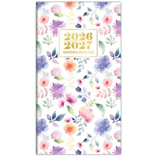 2 Years Monthly Planner 2026-2027, Jan 2026 - Dec 2027. 3.8" x 6.3" Pocket Calen