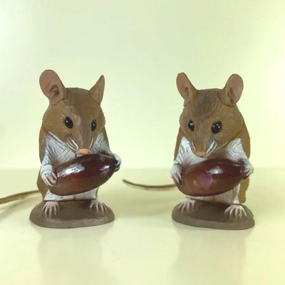 Chocolate Egg Japanese Animals - Stone Mouse Set Of 2 With And Without ...