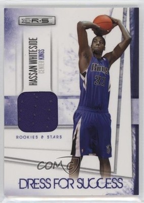 2010 Rookies & Stars Dress for Success Materials 16/299 Hassan Whiteside RC 6x6