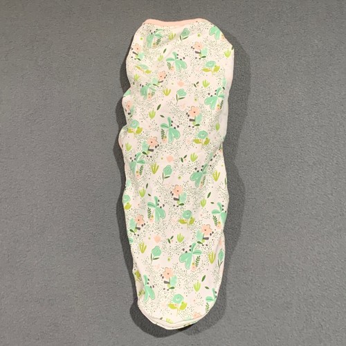 SwaddleMe Baby Swaddle 0-3M White Panda Floral Print Adjustable Wings Cotton - 第 5/6 張圖片
