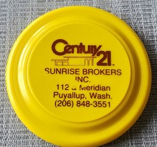 Vintage CENTURY 21 Sunrise Brokers Inc. Frisbee Flyer Disc