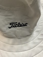 Titleist Hat Orange and White Size Small/Medium New Without Tags Golf Hat