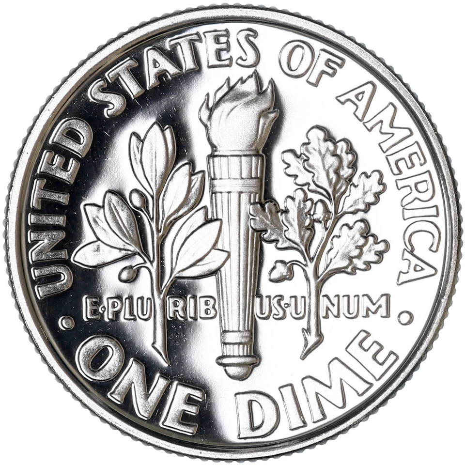 2001 S Roosevelt Dime Gem DCam Proof CN-Clad - Image 4 of 4