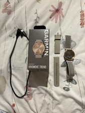 Garmin Vivomove Trend hybrid smartwatch in French Grey - Excellent condition