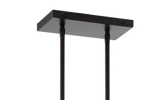 Lámpara de araña abstracta Kovacs P1360 Nexpo 10 luces 50" W - negra Foto 2 de 4