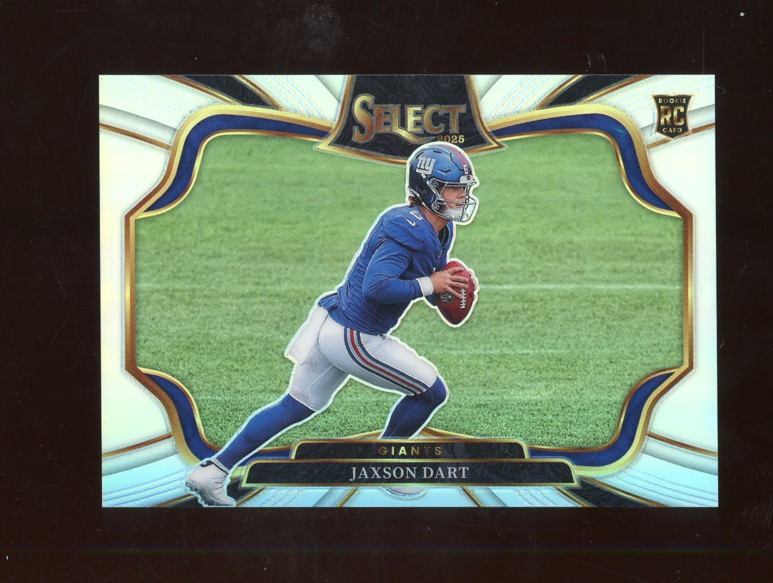 2025 Select Field Level Silver Prizm #493 Jaxson Dart Giants RC Rookie