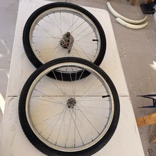 Vintage 70s Muscle Bike Rims And Tires 20 Inch Front And Rear