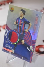 Pablo Torre / Topps Team Set 2023 FC Barcelona Match Worn Relic Card / Top