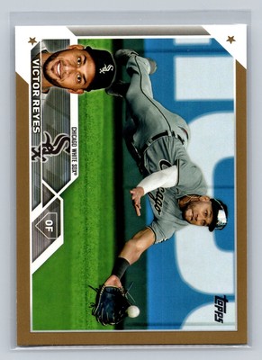 2023 Topps Gold Parallel #631 Victor Reyes 1480/2023 SP Chicago White Sox NM-MT