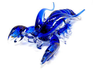 MASSIVES Murano Mammut 45 cm Kunstglas Ozean Hummer Skulptur 4 6 kg