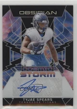 2024 Panini Obsidian Cosmic Storm Signatures Tyjae Spears #CSS-TSS Auto