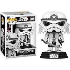 Samurai Stormtrooper Pop! Vinyl #90296 Star Wars Funko Pop Vinyl box and figure