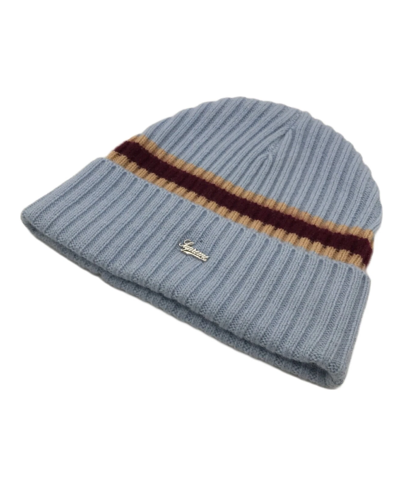 Bonnet cachemire rayé suprême ADF30