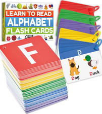 Alphabet Flash Cards - Thick ABC Flash Cards for Kids
