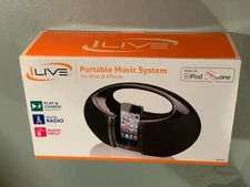 i Live Portable Music System for IPods & IPhones