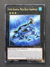 Yugioh Super Quantal Mech Beast Grampulse 1st Edition Rare WIRA-EN034 NM