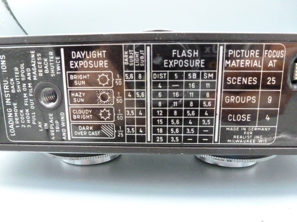 Realist 45 stereo 3D Vintage Film Camera **UN-TESTED** -99 | eBay