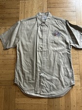 Vintage 1948-1998 NASCAR 50th Anniversary Embroidered Cotton Button Shirt Medium
