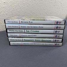 PGA TOUR Partners Club Golf Game Improvement Instruction 6 DVD Set Lot