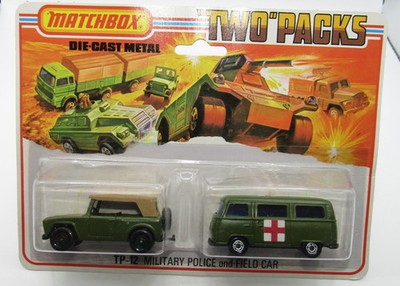Matchbox Superfast Doppelpack TP-12 Field Car & Dormobile CHROM Räder