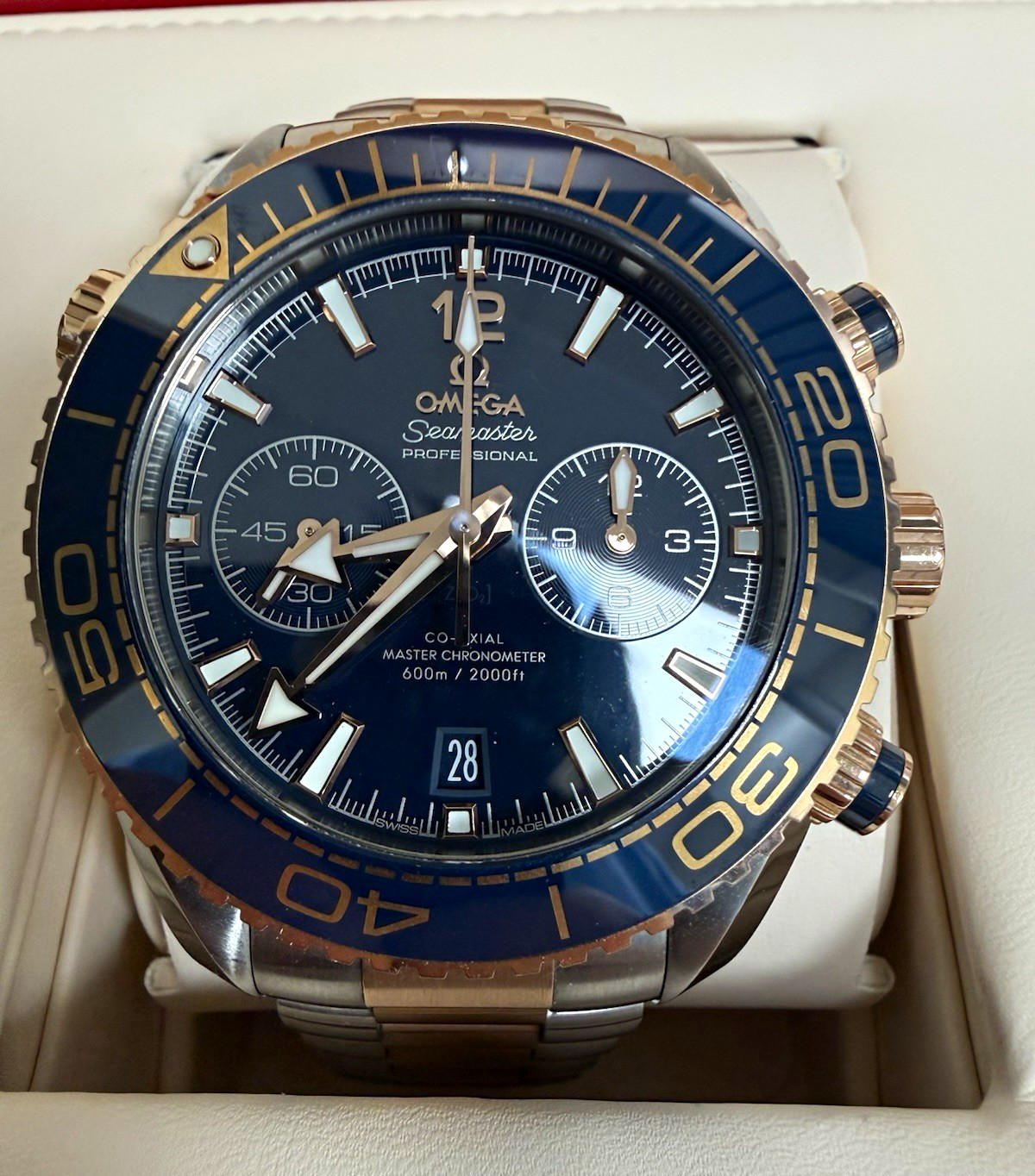 OMEGA Seamaster Planet Ocean Co-Axial Chronometer