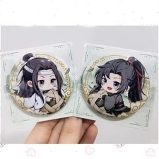 Anime Mo Dao Zu Shi Wei Wuxian Lan Wangji 2pcs Badge Pin