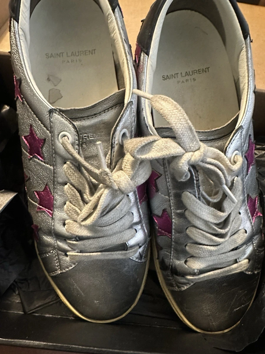 Saint Laurent Silver Athletic Shoes for Women for sale | eBay