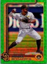 2025 Topps Chrome - Xander Bogaerts #229 Green Refractor /99 San Diego Padres