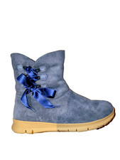VITAFORM Damen Stiefelette Veloursleder Lammfell Gr. 39 neuwertig ehem. NP 199€