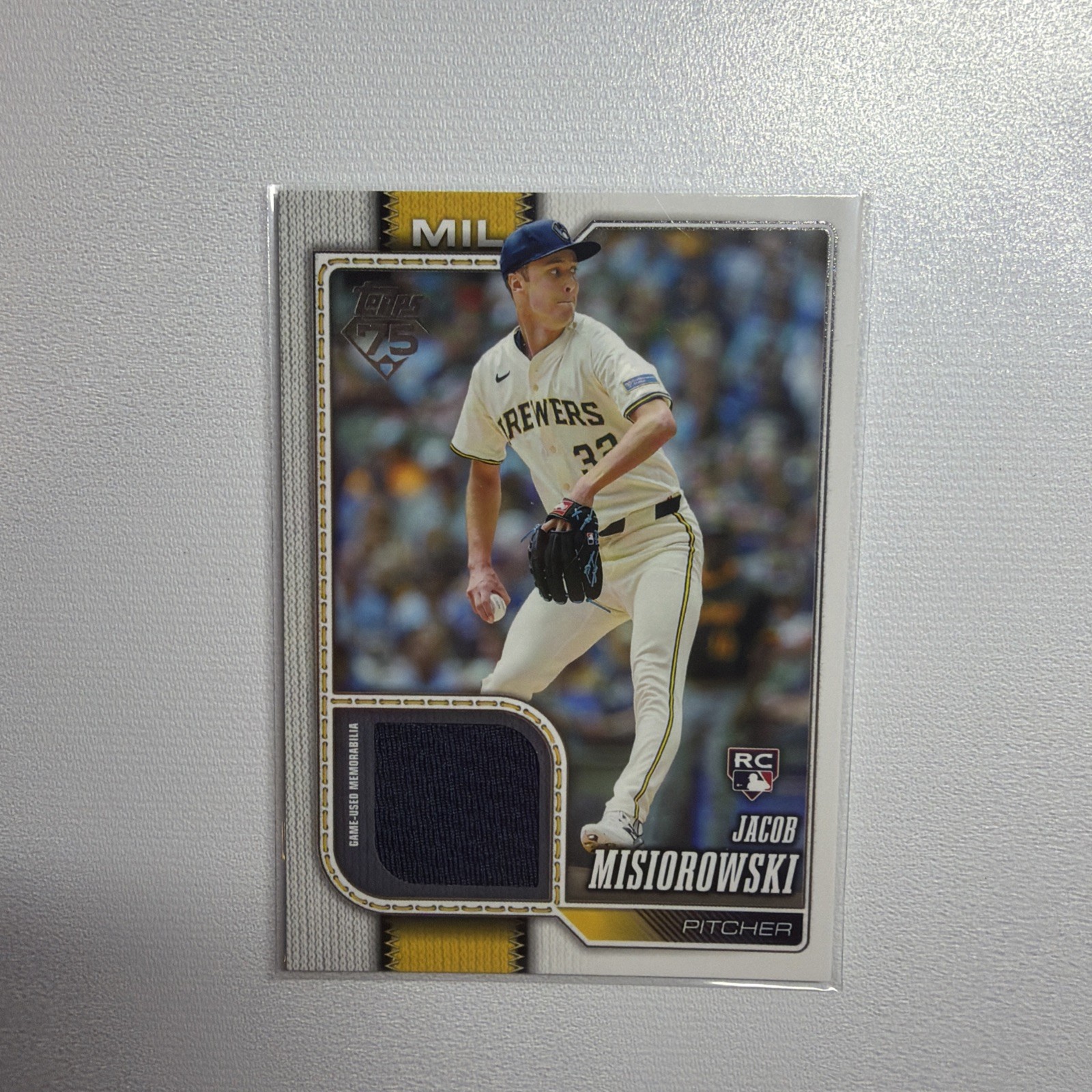 2026 Topps Series 1 - Jacob Misiorowski #10 Real One Relics (RC)