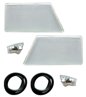 Streuscheibe Set FüR Mercedes Sprinter 95- Halogen Scheinwerfer Scheibe Glas