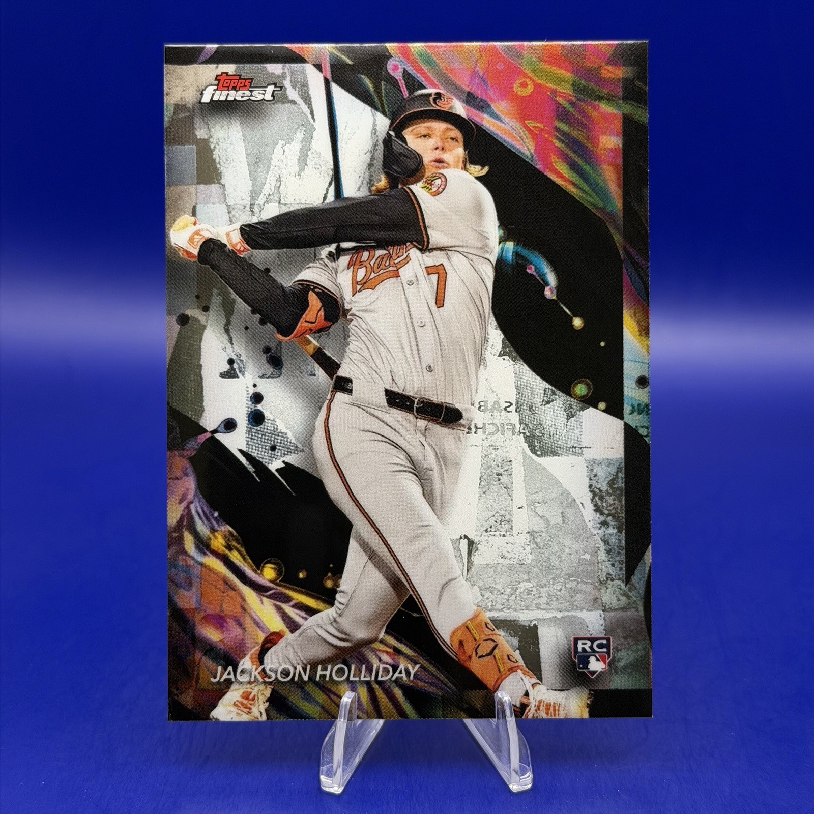 2024 Topps Finest Jackson Holliday Uncommon #162 Rookie RC Baltimore Orioles