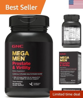 Mega Men Prostate & Virility Multivitamin - 90 Caplets for Optimal Men's Health