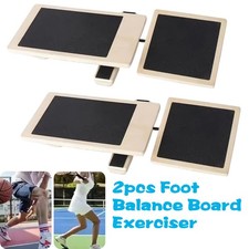 2x Anti Slip Ankle Balance Board Foot Strengthener Trainer for Sprained Ankles