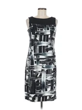 AB Studio Women Black Cocktail Dress 8