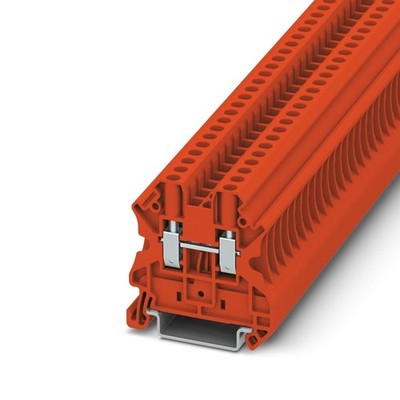 10pcs PHOENIX UT 4 RD 3045127 Feed-through Terminal   2 Connections Red New #hj