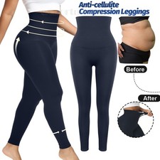 Anti-cellulite Slimming High Waist Tummy Control Shapewear Leggings Pant Fajas