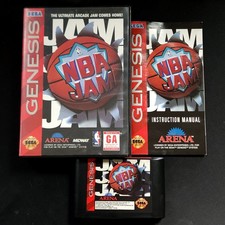 NBA Jam Sega Genesis CIB Tested