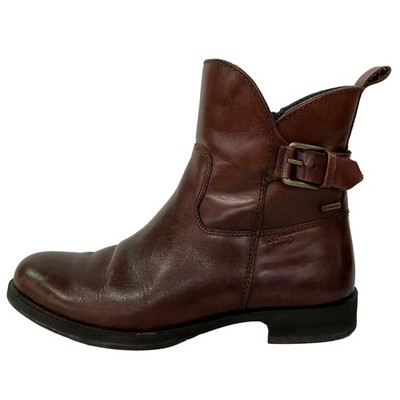 ECCO - Dark Brown Leather Women's Boots