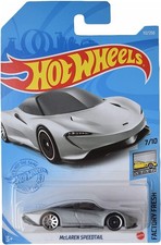 Hot Wheels Mclaren Speedtail, Silver 112/250 Factory Fresh 7/10