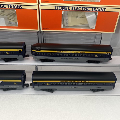 Lionel Chesapeake & Ohio 15” Aluminum 4-Car Passenger Set O Used 6-19145 - 47 50 - Picture 15 of 24