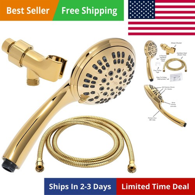 #ad #ad 6 Function Handheld Shower Head Kit High Pressure Removable Hand Held Show... $116.99