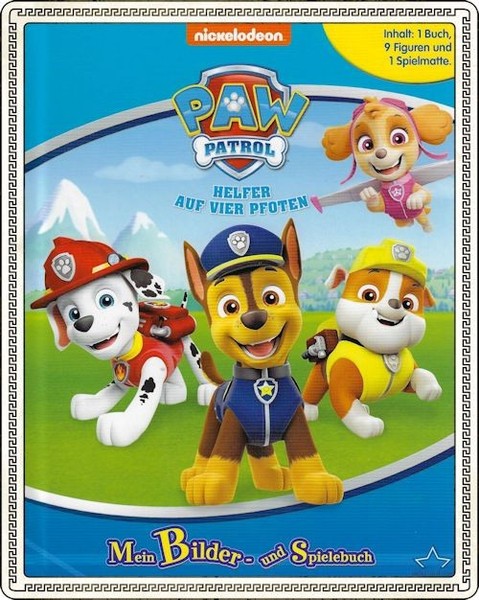 ★ Nickelodeon ★ Paw Patrol ★ Mein Bilder & Spielebuch Mit 9 Figuren ★-image